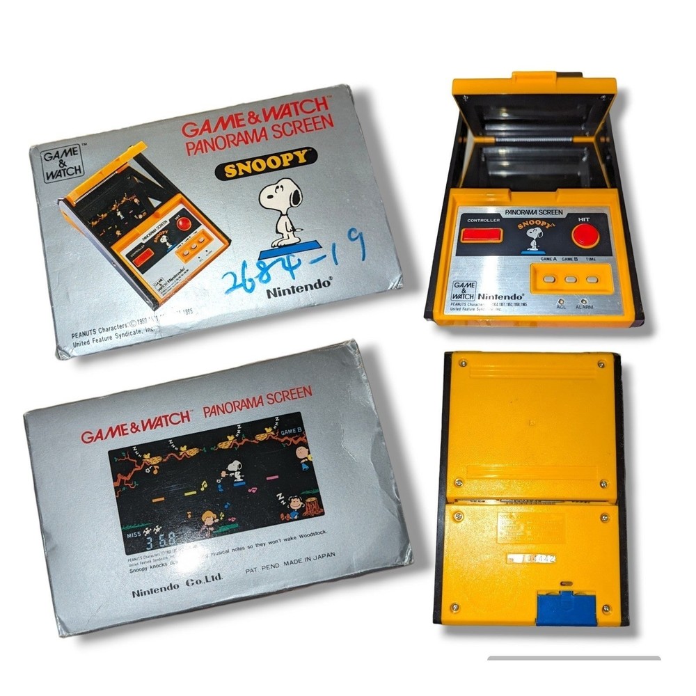 Nintendo Game & Watch Snoopy Panorama Screen Tested and working